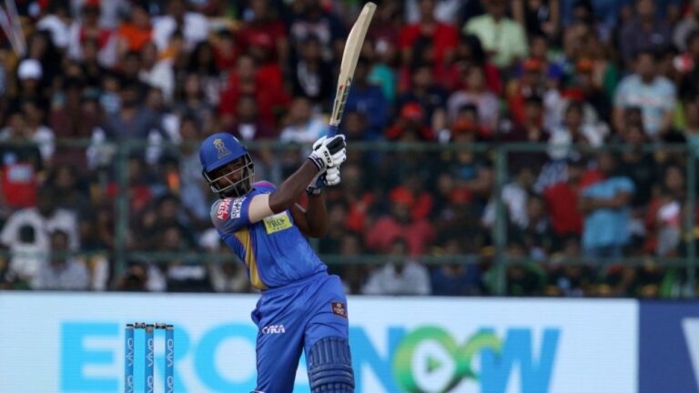 IPL 2018: Sanju Samson delivers a Rajasthan Royals snub to RCB at Chinnaswamy