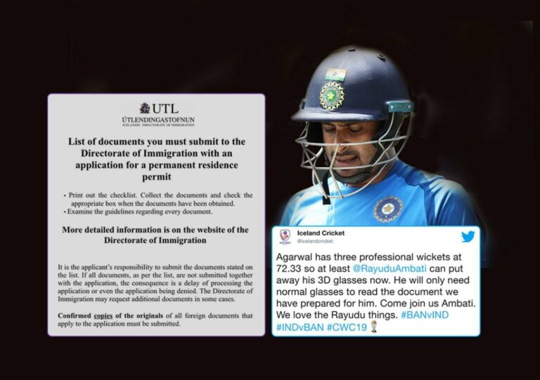 Iceland Cricket Offers Exciting Opportunity To Ambati Rayudu