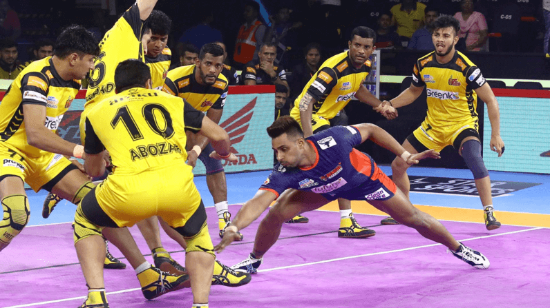 Pro kabaddi league latest point table