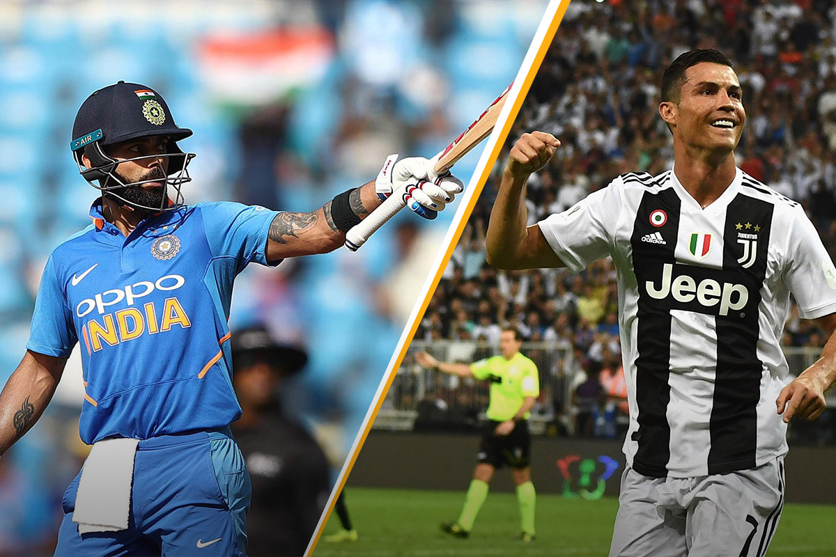 Kohli and Ronaldo