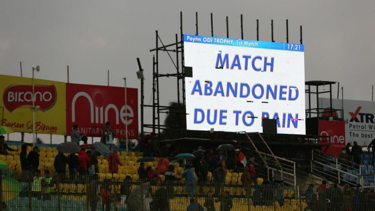 Rain plays spoil sport at Dharamasala as India-South Africa 1st ODI called off without a ball being bowled