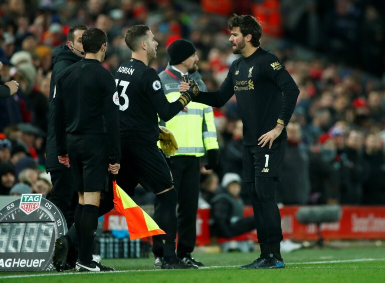 Liverpool: Does Adrian deserve to be Alisson’s understudy?