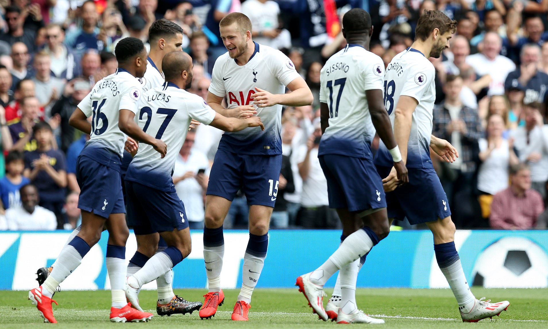 Tottenham are in the Premier League's top four race.