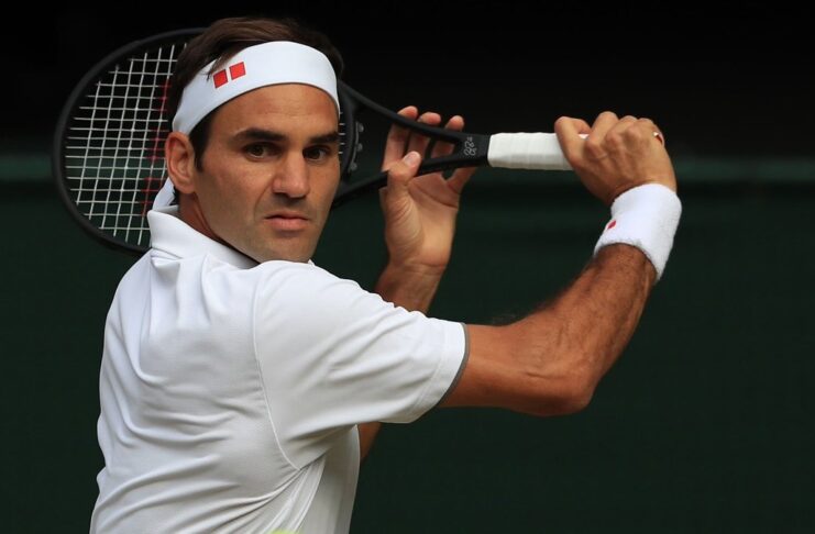 Roger Federer Serve and Volley player