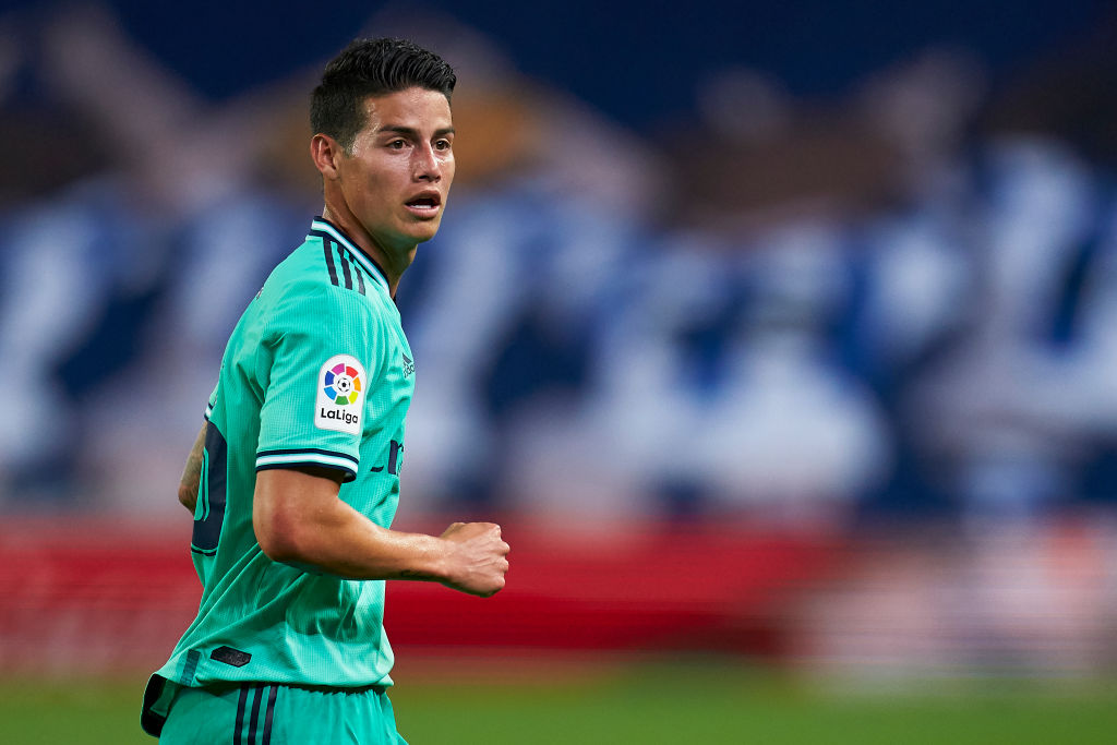 James Rodriguez will play for Everton next season
