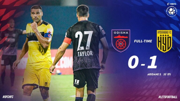 ISL 2020: Hyderabad win by skipper Santana’s goal, defeated Odisha 1-0