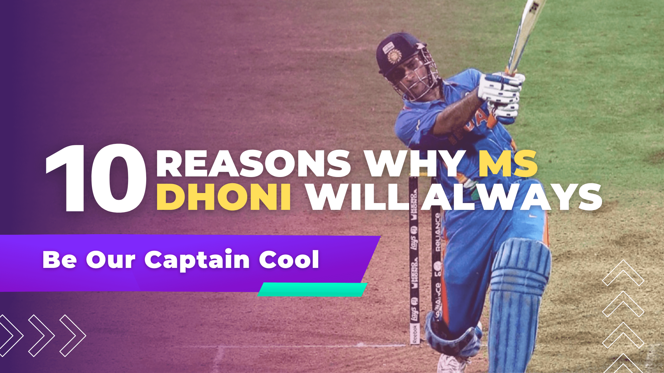10 Reasons Why MS Dhoni Will Always Be Our Captain Cool