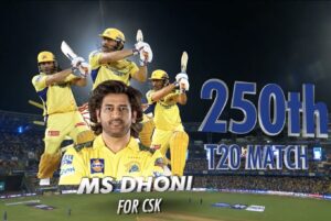 MS Dhoni- now 250 innings young for CSK- still has it!