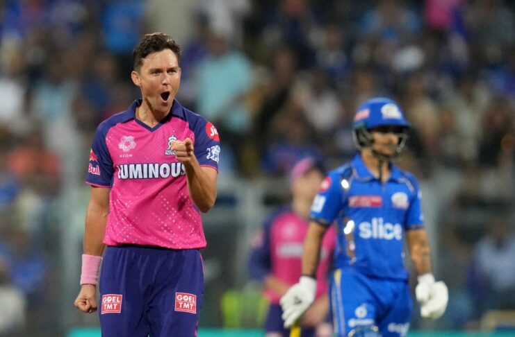Trent Boult is oozing fire for his Rajathan Royals this season