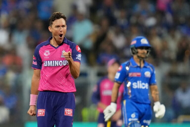 Trent Boult is oozing fire for his Rajathan Royals this season