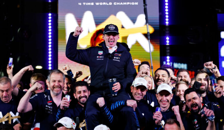 Max Verstappen- a champion of the world on fourth consecutive but separate occasion. A tribute