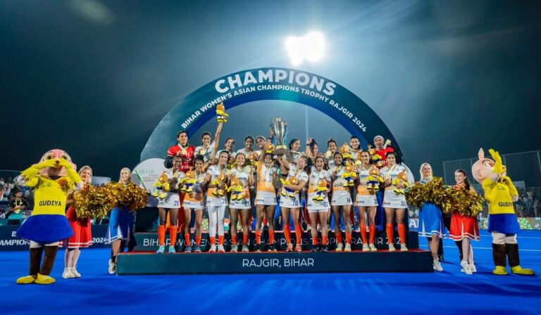 A Spirited Showing By Our Women’s Hockey Team Sees Them Ascend To Their Third Asian Champions Trophy Title