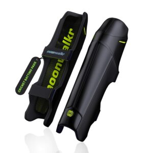 Moonwalkr Cricket Leg Guard 2.0 (Black, Large)