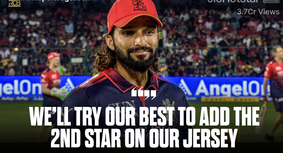 “We will try to get second star on the jersey” – RCB Captain Rajat Patidar