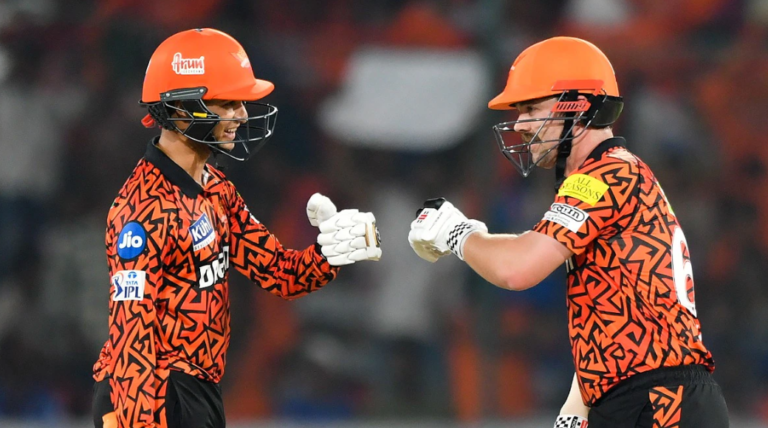 Abhishek Sharma and Travis Head partnership records for SRH