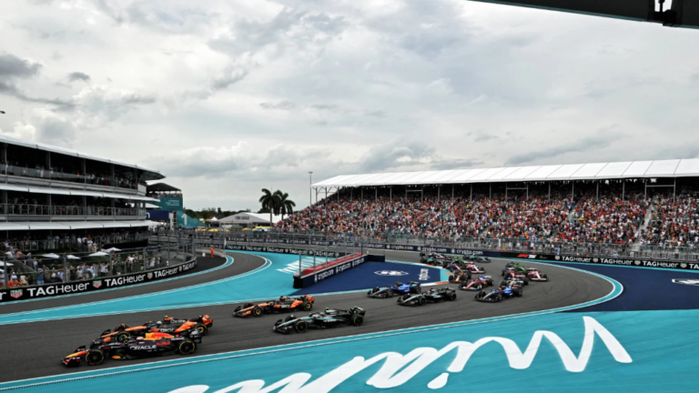 Miami Grand Prix race was cancelled, driver sacked and calls to ban pundit