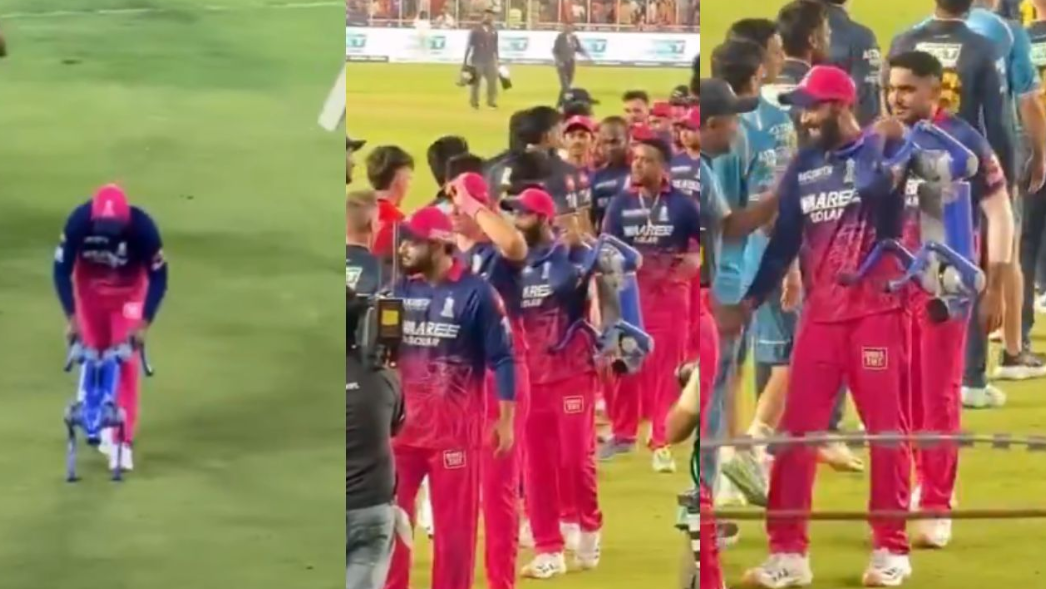 Ravindra Jadeja lifts “Champak” after match against GT; light-hearted scenes follow