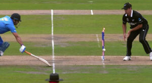 What does run out mean in cricket?