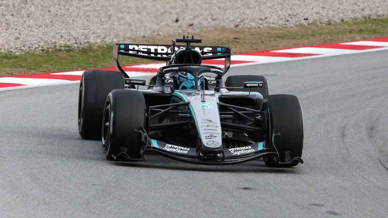 “I’ll be here next year” Russell confirms Mercedes stay for 2026; Shuts Down Max Verstappen Transfer Rumours 