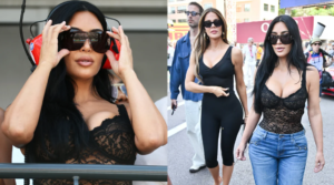 Kim Kardashian Makes Monaco Grand Prix Appearance to Support Lewis Hamilton 