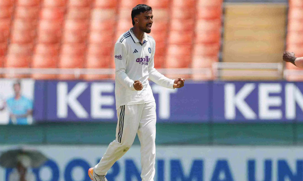 Manav Suthar Creates History With Six-Wicket Haul on India Test Debut Against Afghanistan