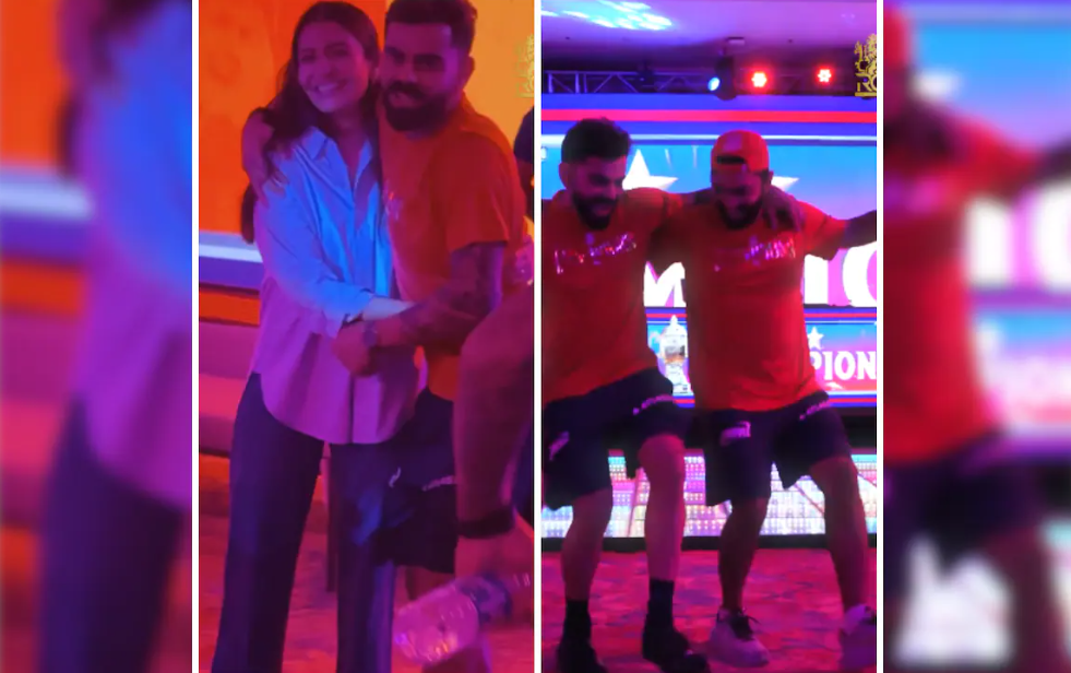 Virat Kohli and Anushka Sharma set dance floor on fire as RCB secure second consecutive IPL crown