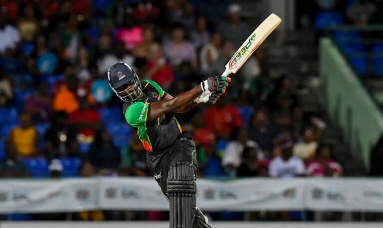Andre Fletcher Hits Brilliant No-Look Six in CPL 2026 Clash Against Saint Lucia Kings