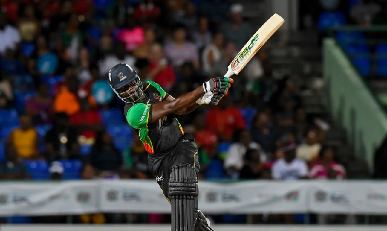 Andre Fletcher Hits Brilliant No-Look Six in CPL 2026 Clash Against Saint Lucia Kings