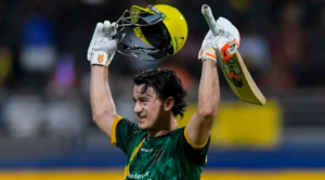 Who is Maaz Sadaqat? : Pakistan sensation hits historic CPL final hundred