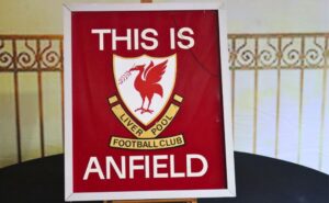 ‘This is Anfield’ sign from Liverpool’s Stadium Fetches £115,000 in auction