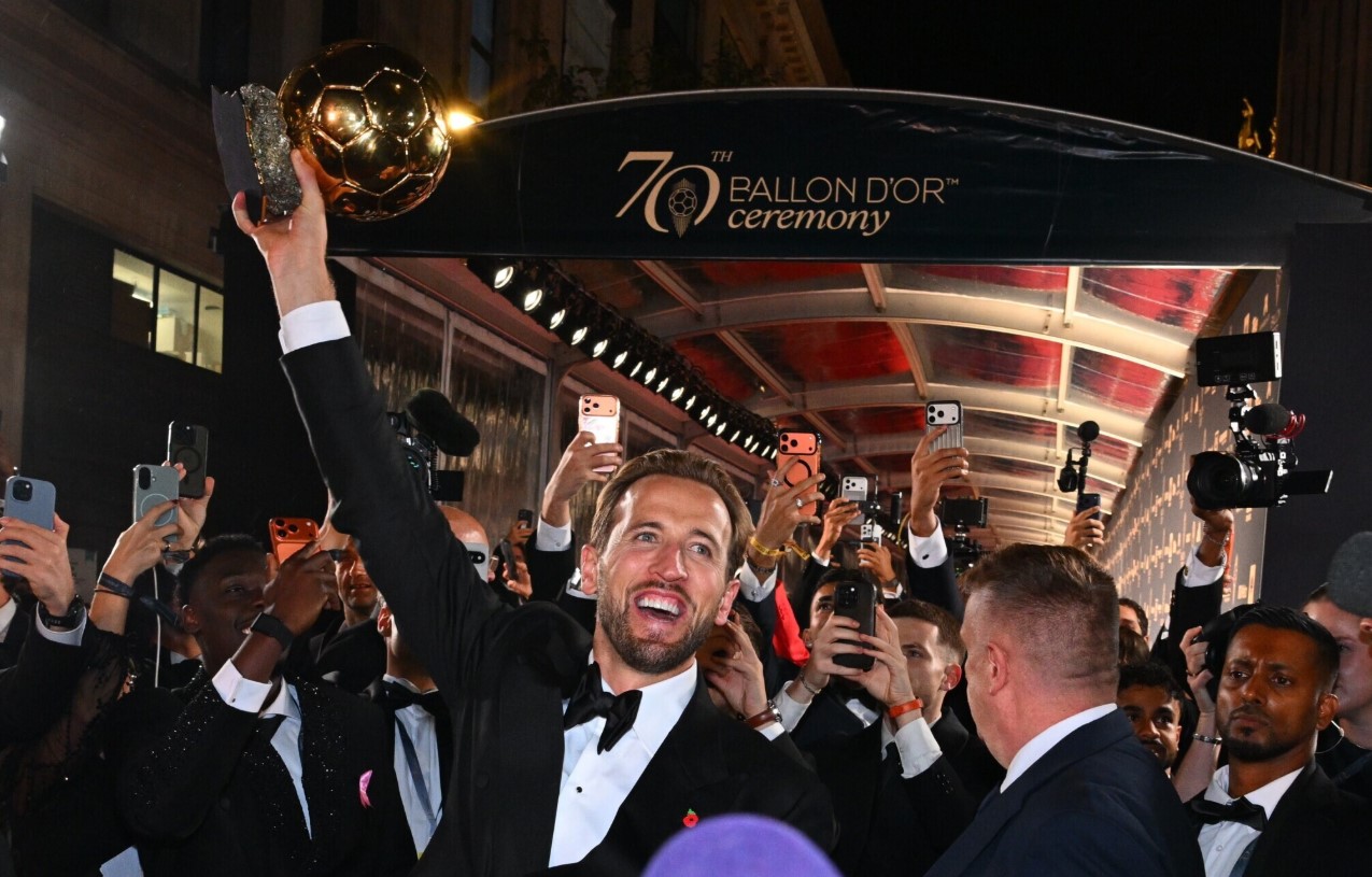 Harry Kane wins 2026 Ballon d’Or Award, becomes first Englishman in 25 years to get honour