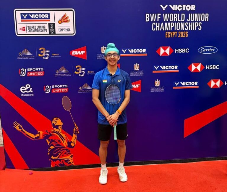 Jagsher Singh Khangurra assured of medal after reaching boys singles semis in BWF World Juniors
