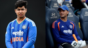 “Vaibhav is a very smart guy, he belongs here so we just tell him to enjoy himself, give his best whenever he gets his chance”: Abhishek Sharma